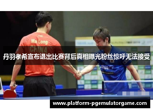 丹羽孝希宣布退出比赛背后真相曝光粉丝惊呼无法接受
