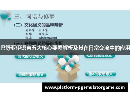 巴舒亚伊语言五大核心要素解析及其在日常交流中的应用